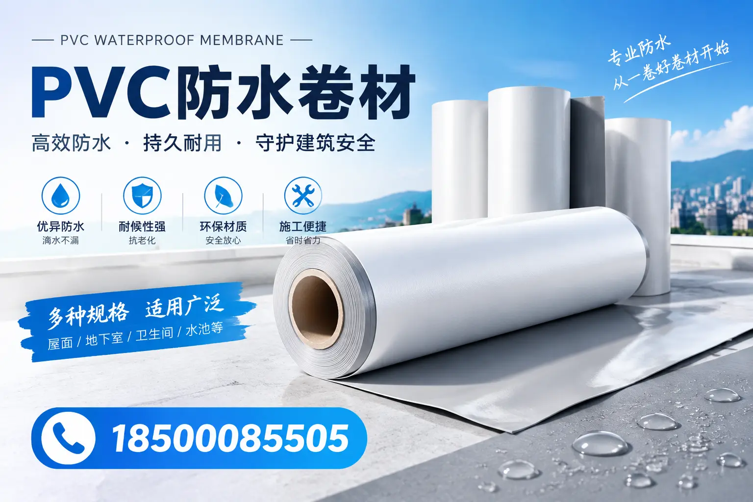 如何选择适合的PVC防水卷材?专家为您解答宁德的需求