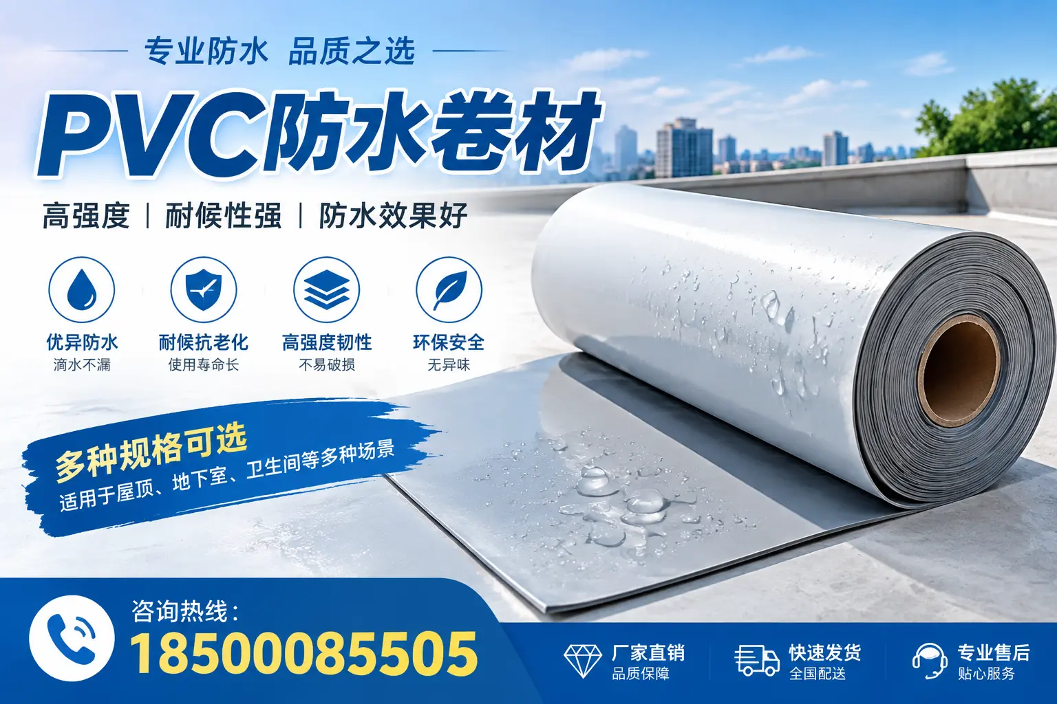 选用PVC防水卷材时需要避开的常见误区,特别是在宁德